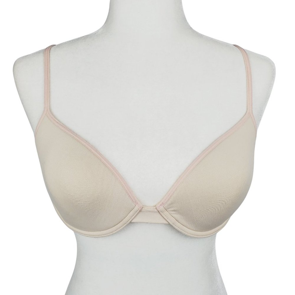PINK Victoria's Secret 90s Y2K Nude Underwire Padded Bra 36C